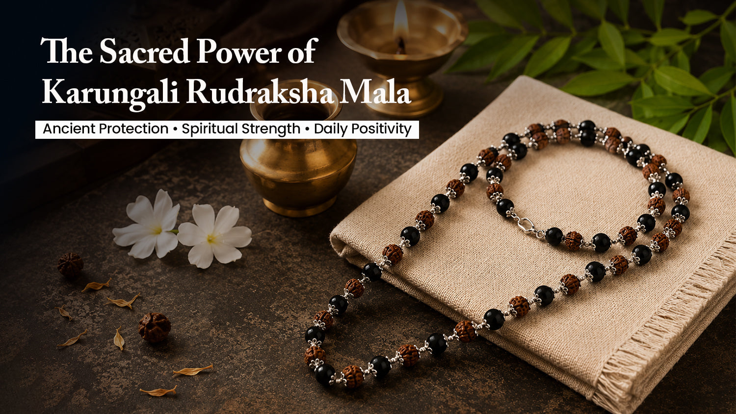 The Sacred Power of Karungali Rudraksha Mala