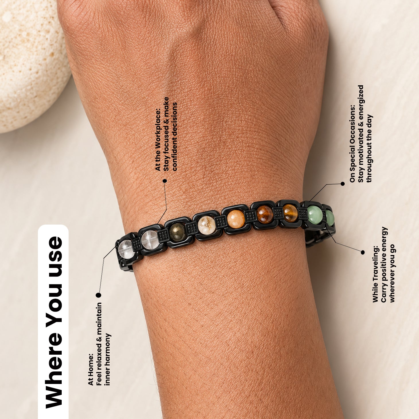 Black Dhan Yog Bracelet