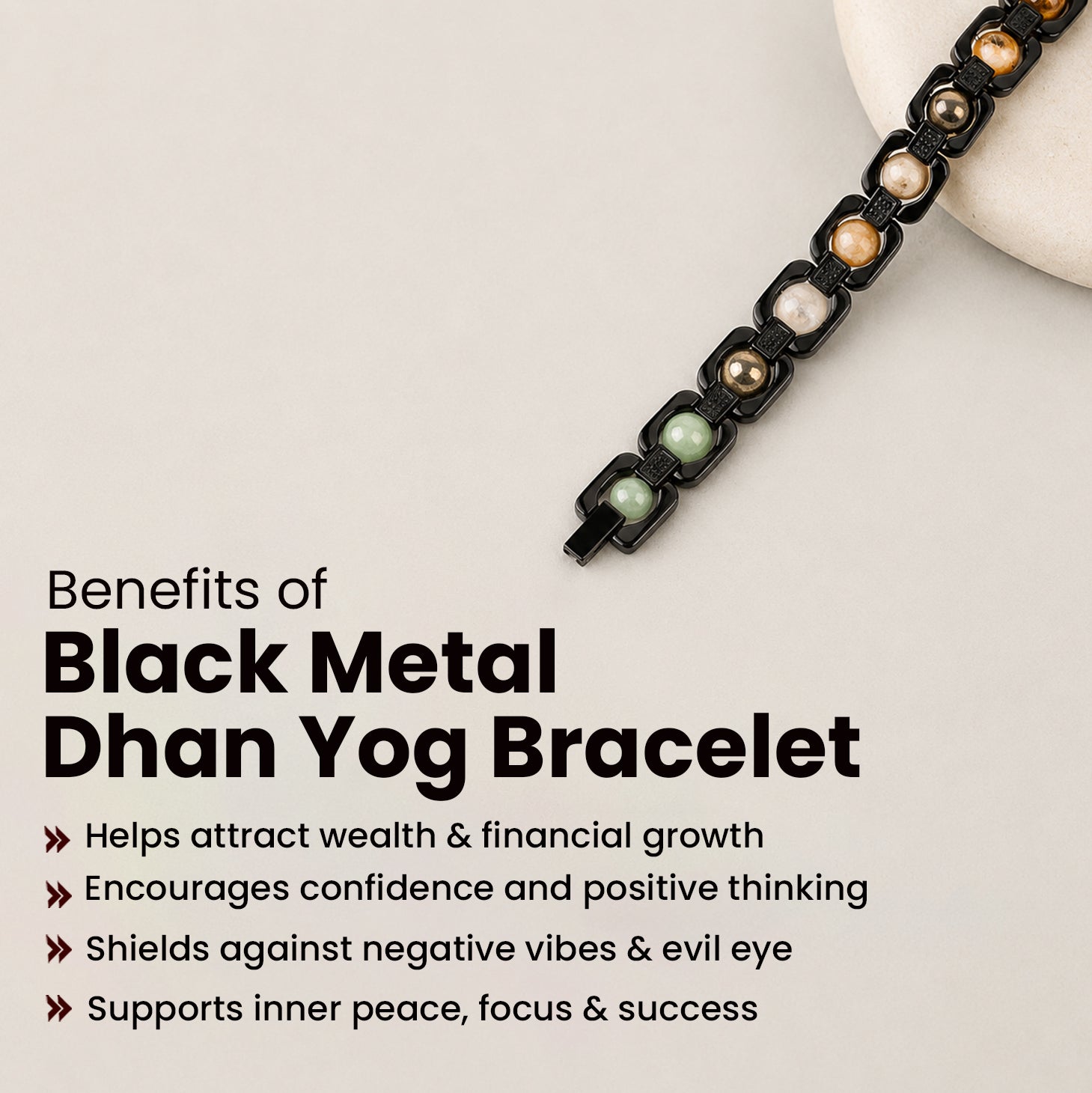 Black Dhan Yog Bracelet