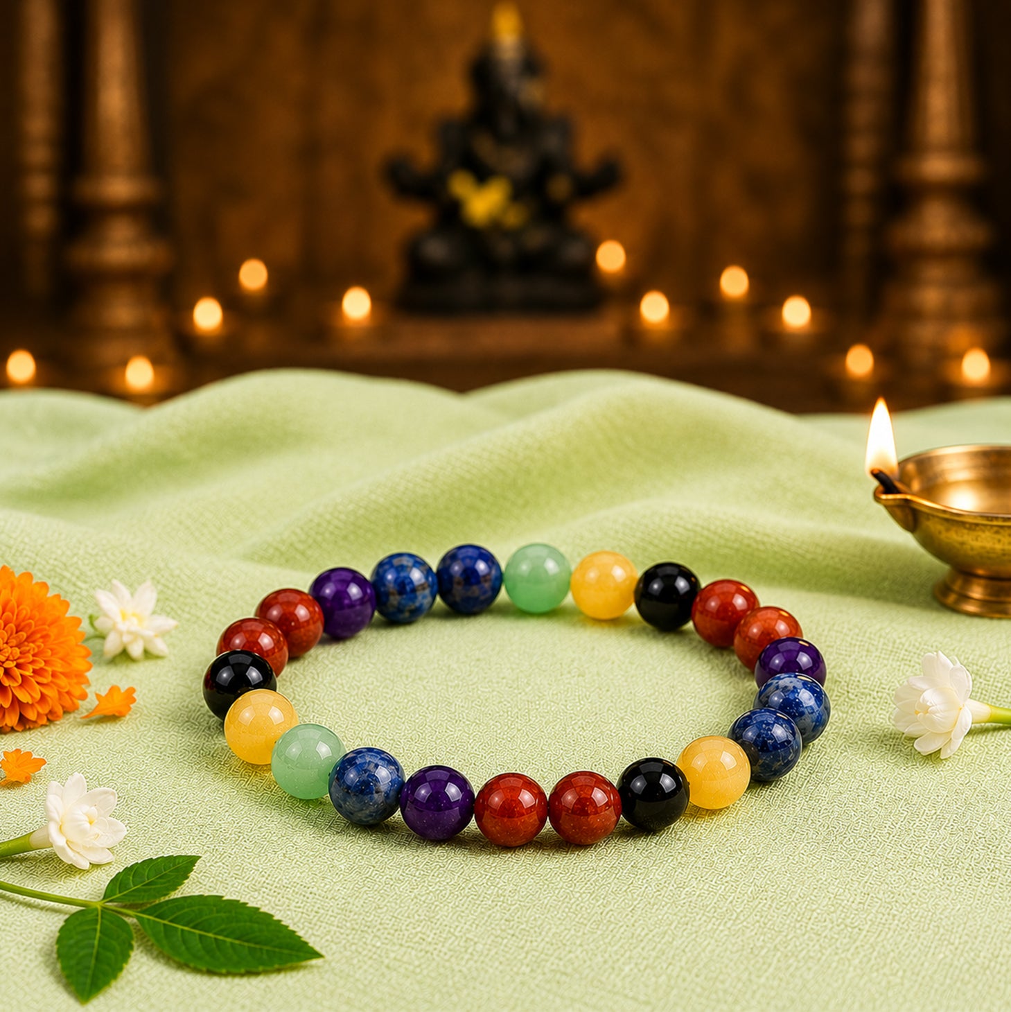 Seven Chakra Intention Bracelet