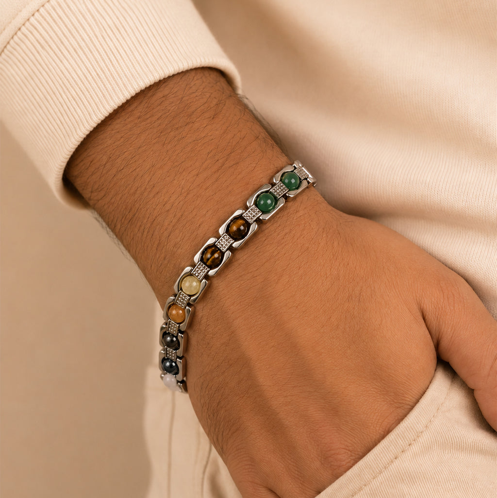 Silver Dhan Yog Bracelet