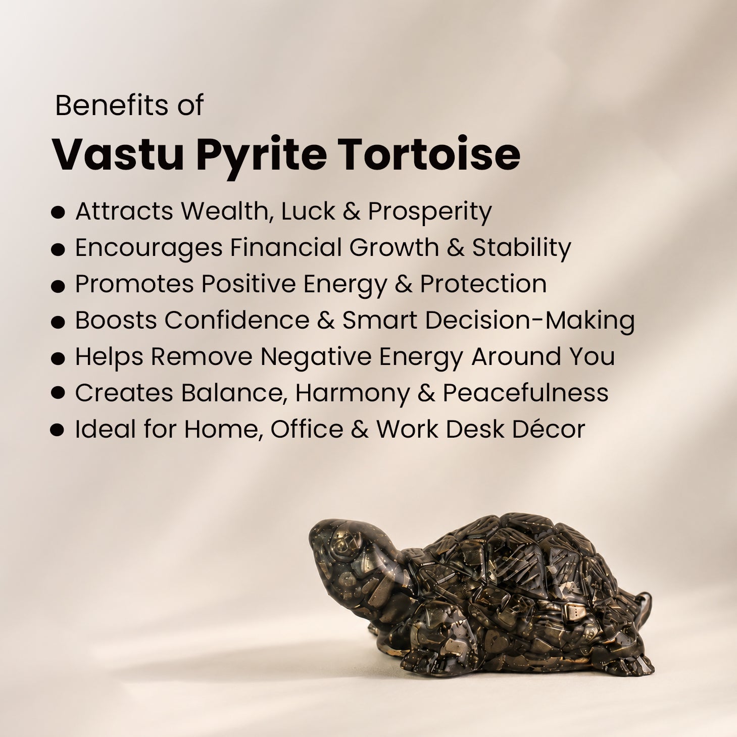 Vastu Pyrite Tortoise (Kachhua)