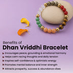Dhan Vriddhi Bracelet with FREE Raw Selenite Plate