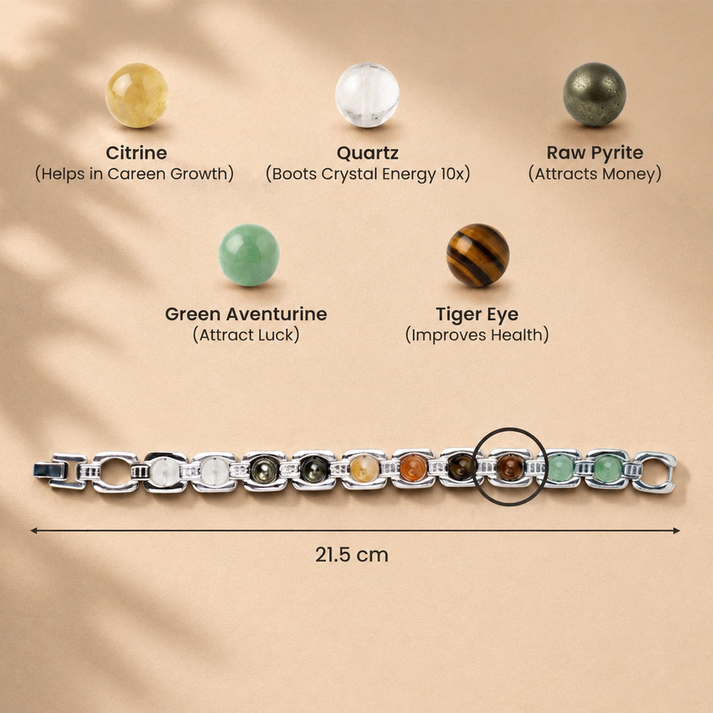 Silver Dhan Yog Bracelet