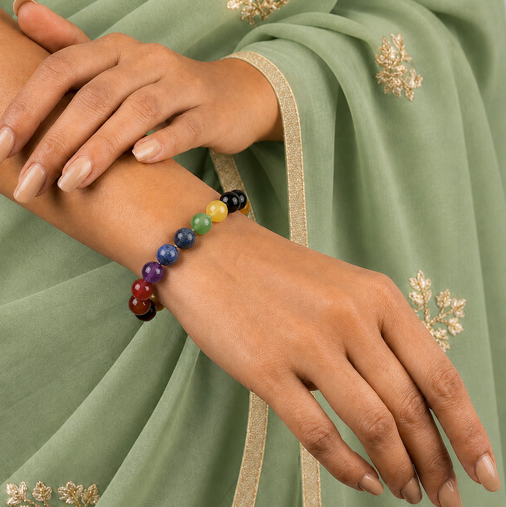 Seven Chakra Intention Bracelet