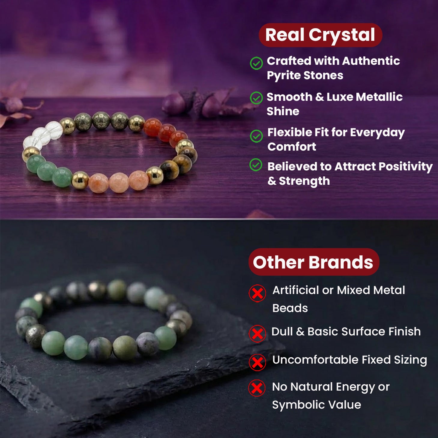 Dhan Vriddhi Bracelet with FREE Raw Selenite Plate