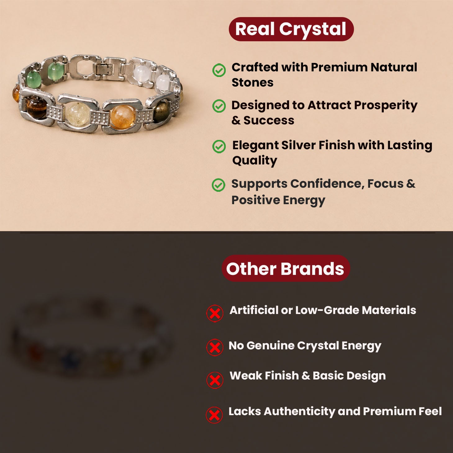 Silver Dhan Yog Bracelet