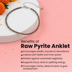 Raw Pyrite Anklet